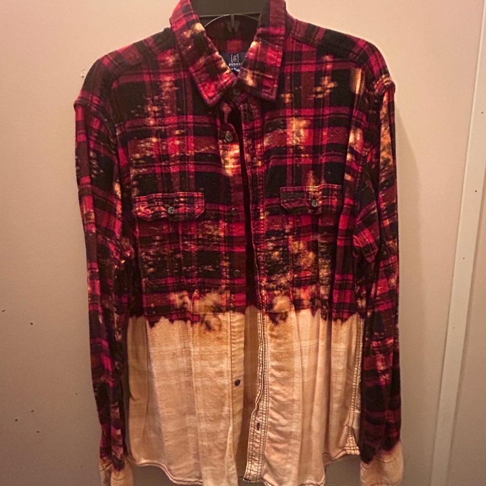 Bleached flannel